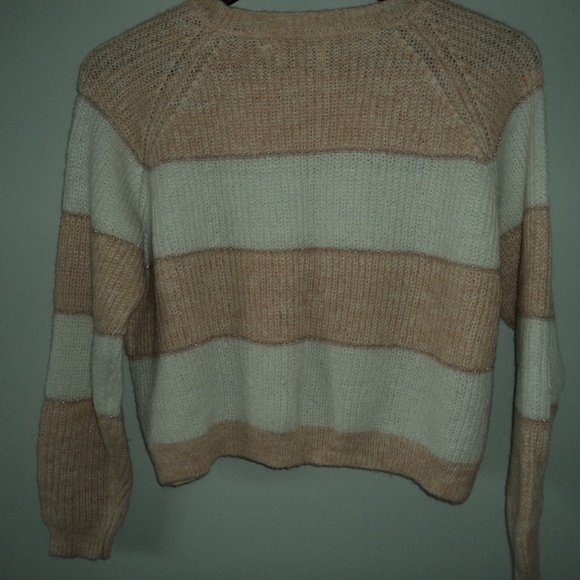 ONLY Striped Cable Knit Sweater - Picture 2 of 3